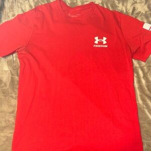 Under Armour Men's Bold Red Freedom Tee